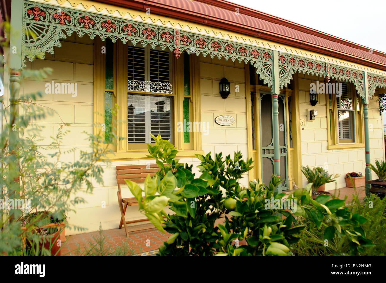 Victorian style house yarraville melbourne hires stock photography and