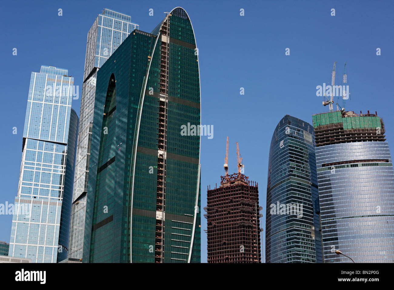 Moscow International Business Center (Moscow-City), Moscow, Russia Stock Photo
