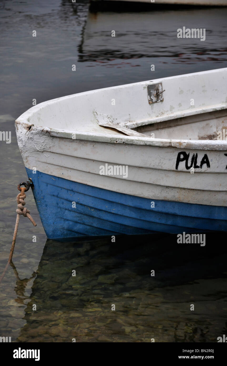 Old wooden fishing boat Stock Photo - Alamy