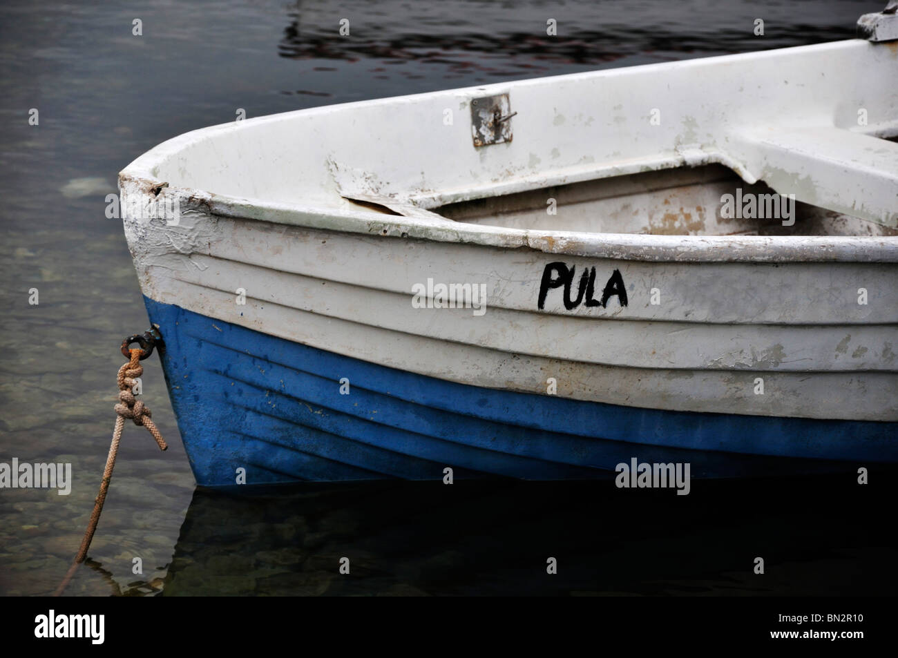 Old wooden fishing boat Stock Photo - Alamy