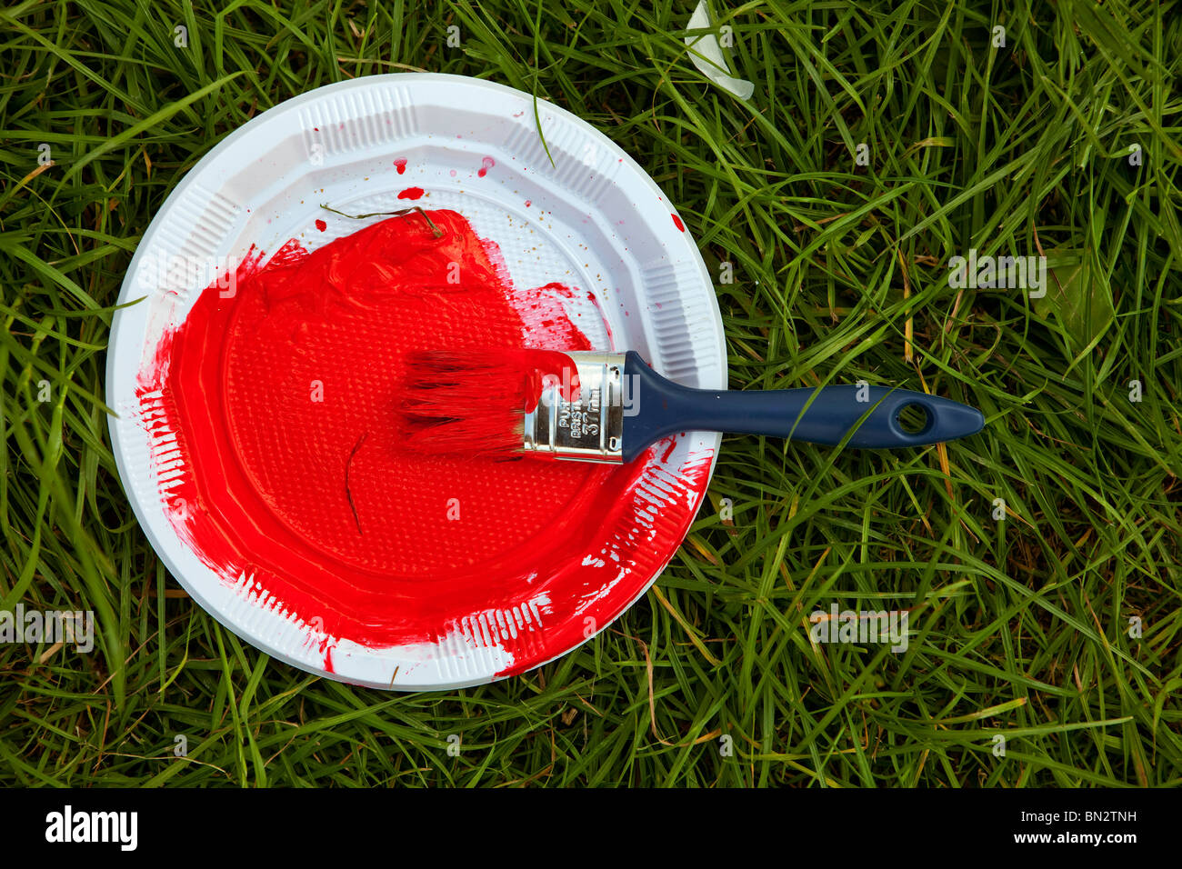 red paint Stock Photo