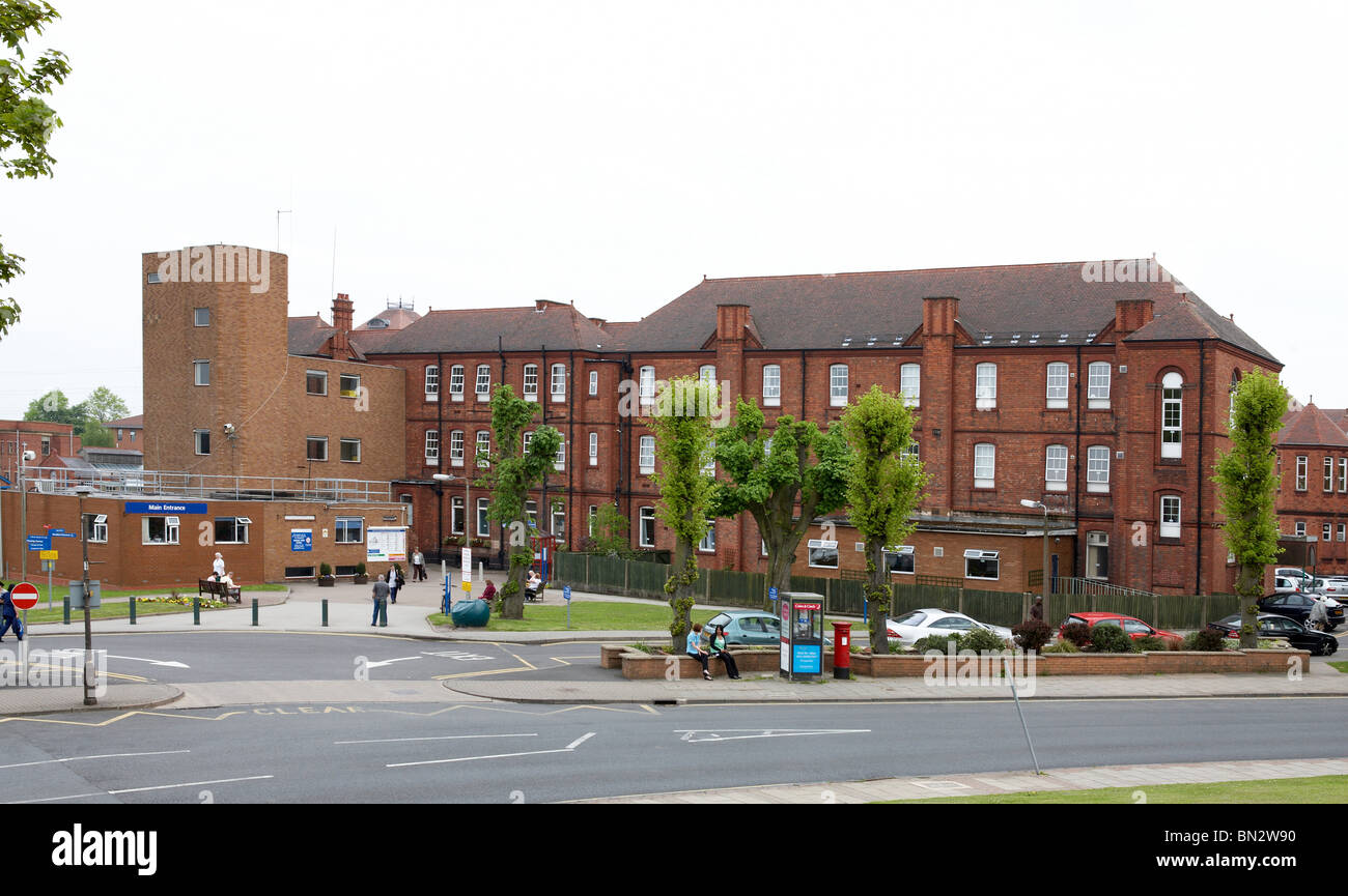 Exterior of Selly Oak NHS Hospital in Birmingham UK. Stock Photo