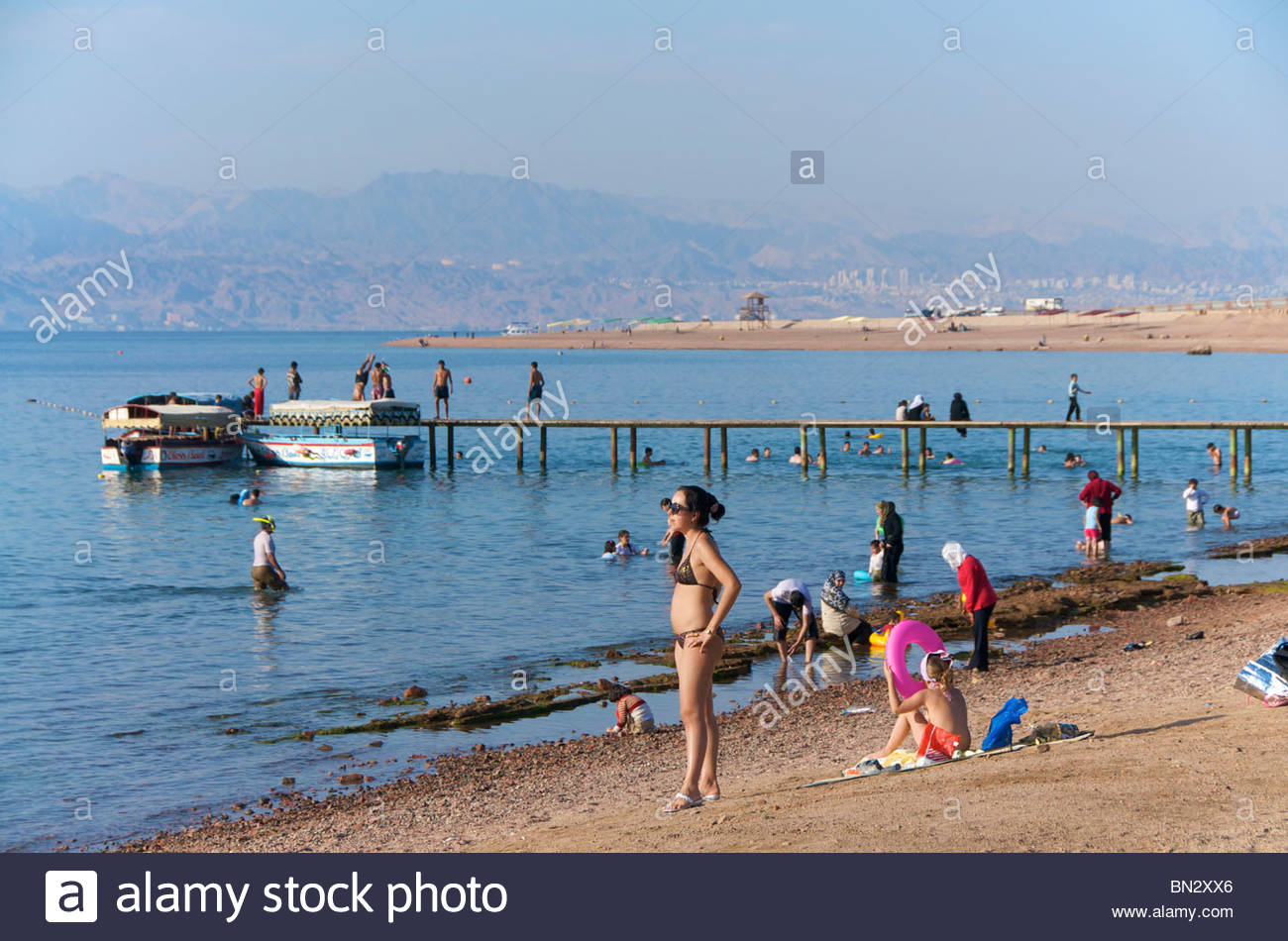 Japanese Garden Beach Tala Bay Aqaba Jordan Stock Photo 30183166 Alamy