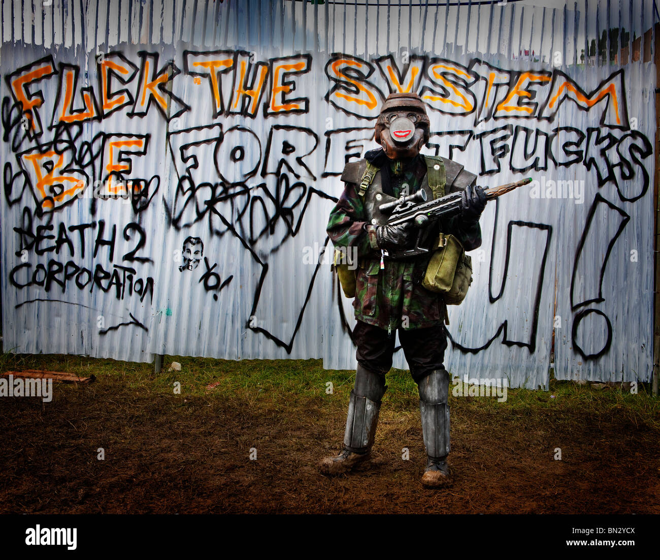 Glastonbury 2009 Stock Photo