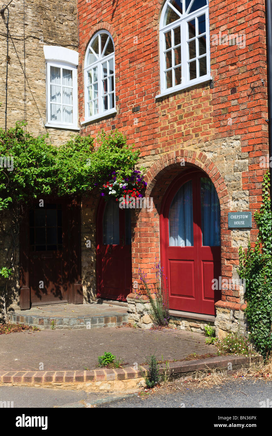 Attractive and unusual "Chepstow House" in the village of Harrold, Bedfordshire Stock Photo Alamy