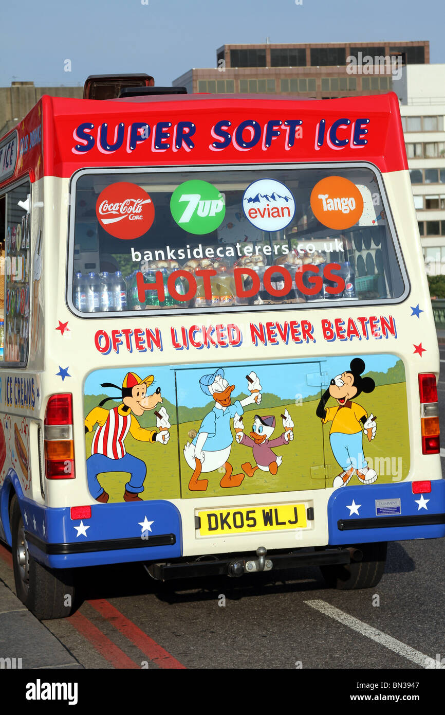 Ice Cream Van, London, England Stock Photo Alamy