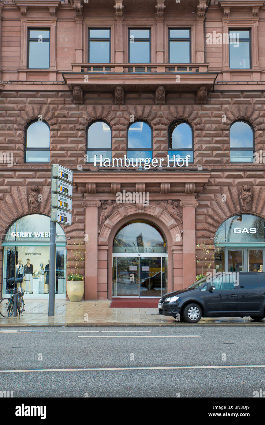 Entrance to a shopping mall, Hamburg, Germany Stock Photo Alamy