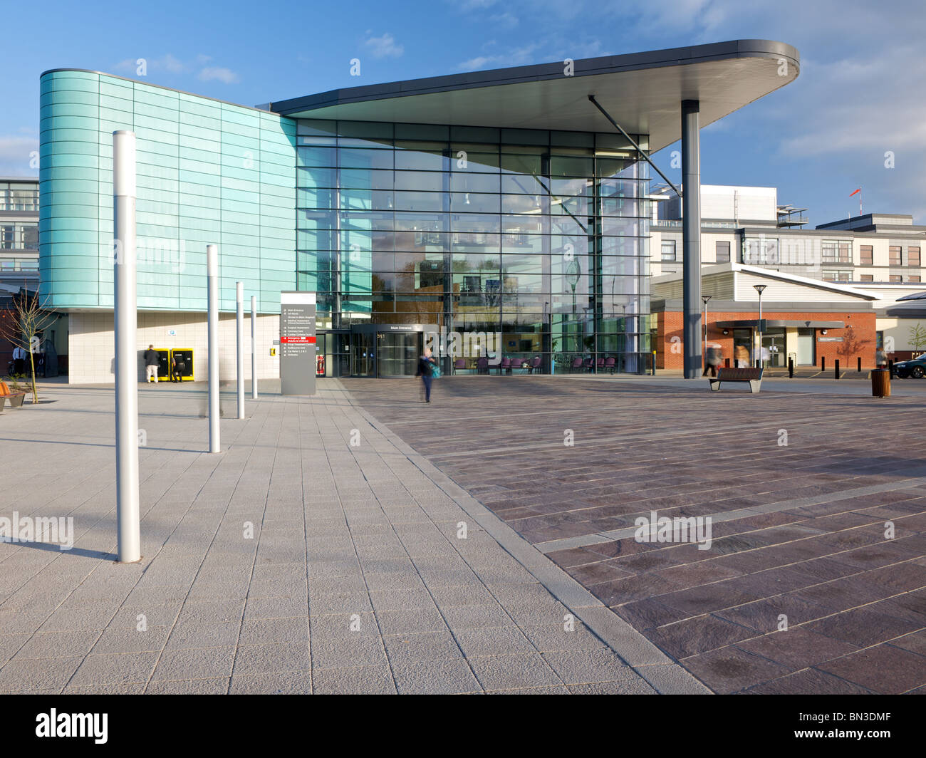 Royal Derby Hospital Main Entrance, Uttoxeter Road, Derby, Derbyshire