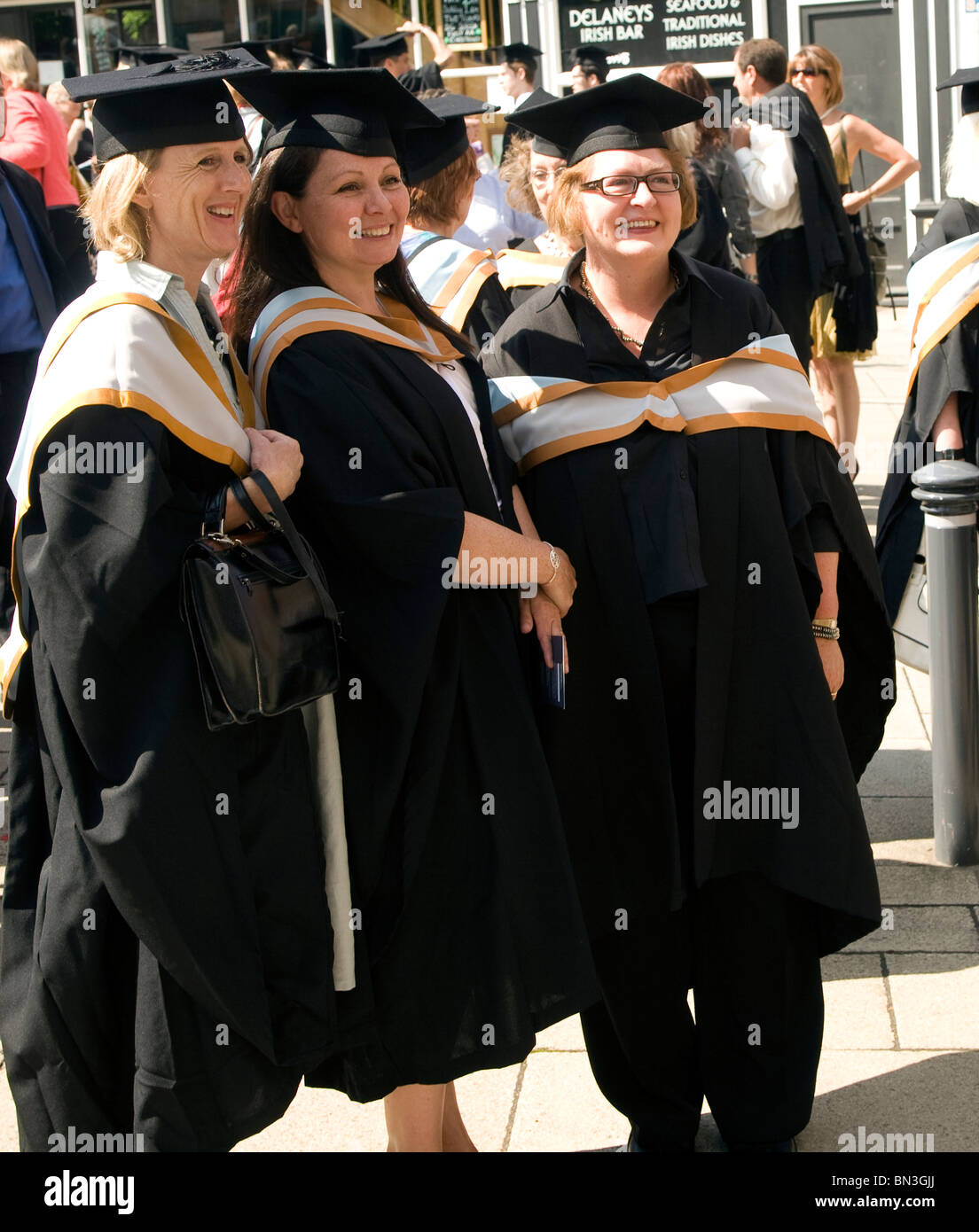 Graduation day University College of the Arts Norwich England Stock