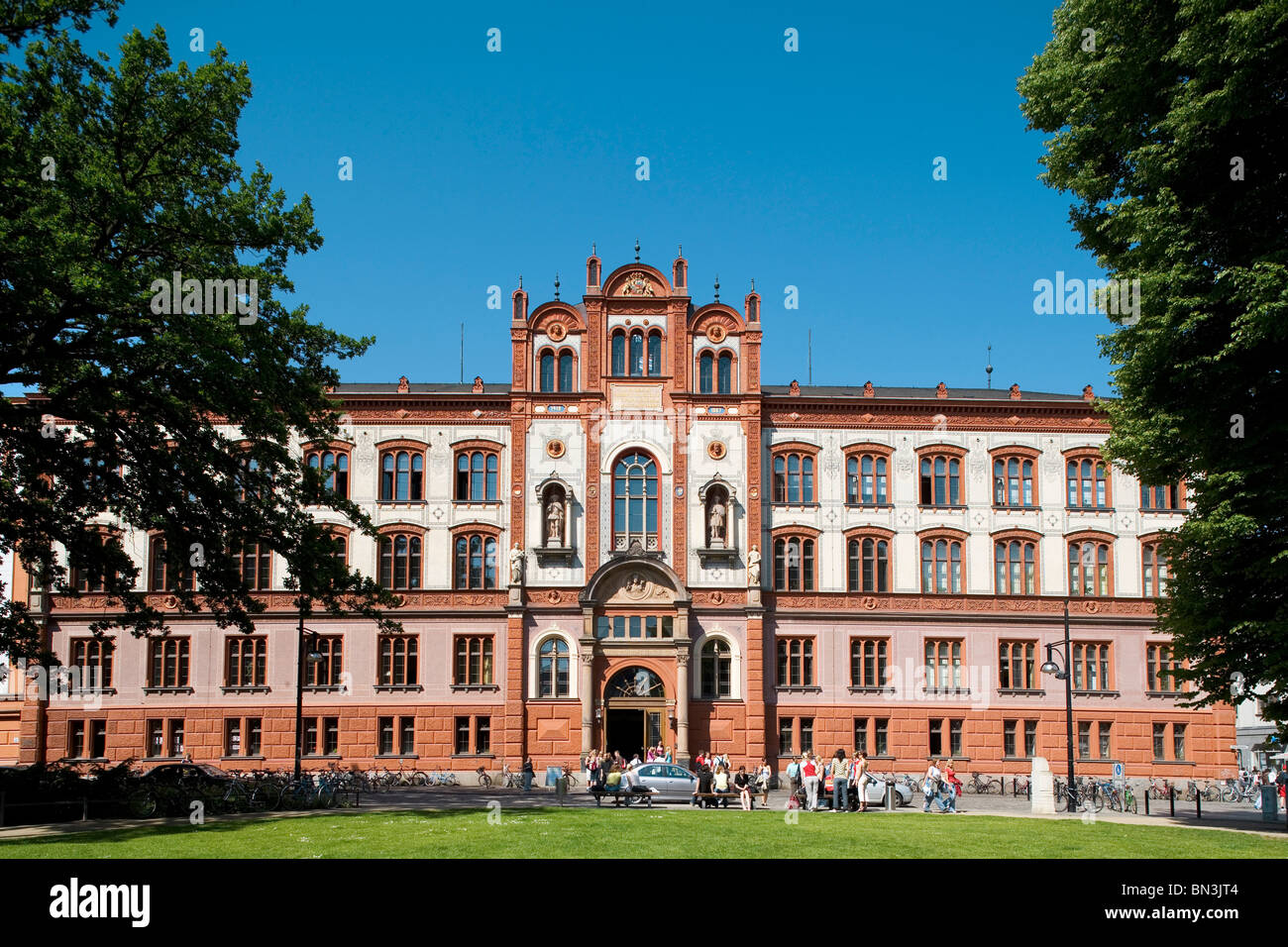 University building, Rostock, Germany Stock Photo - Alamy