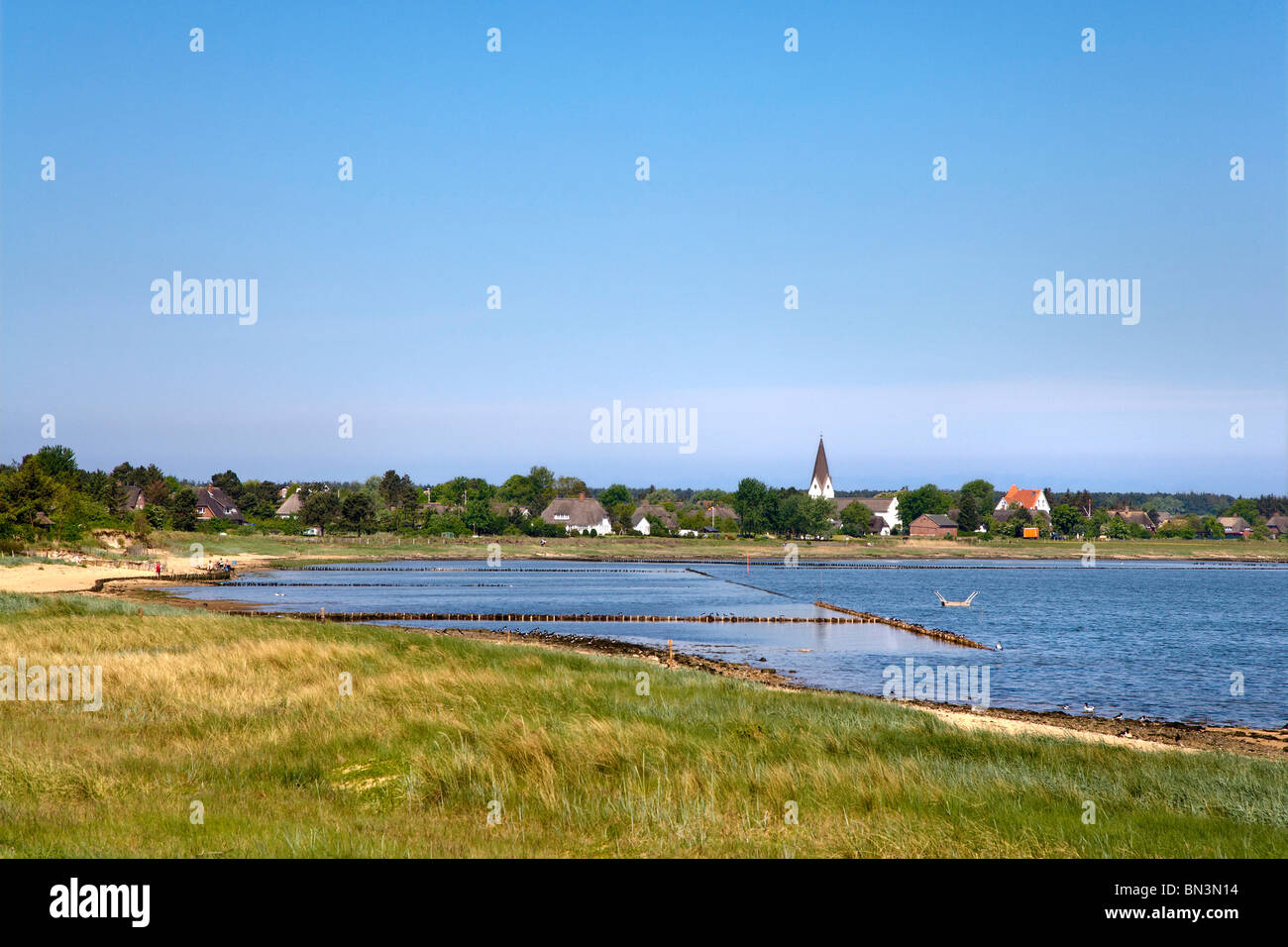 Coast of Nebel, Amrum, Nordfriesland, Schleswig-Holstein, Germany Stock Photo