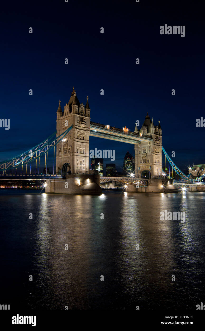 Tower Bridge and river thames, London, England, UK, Europe Stock Photo
