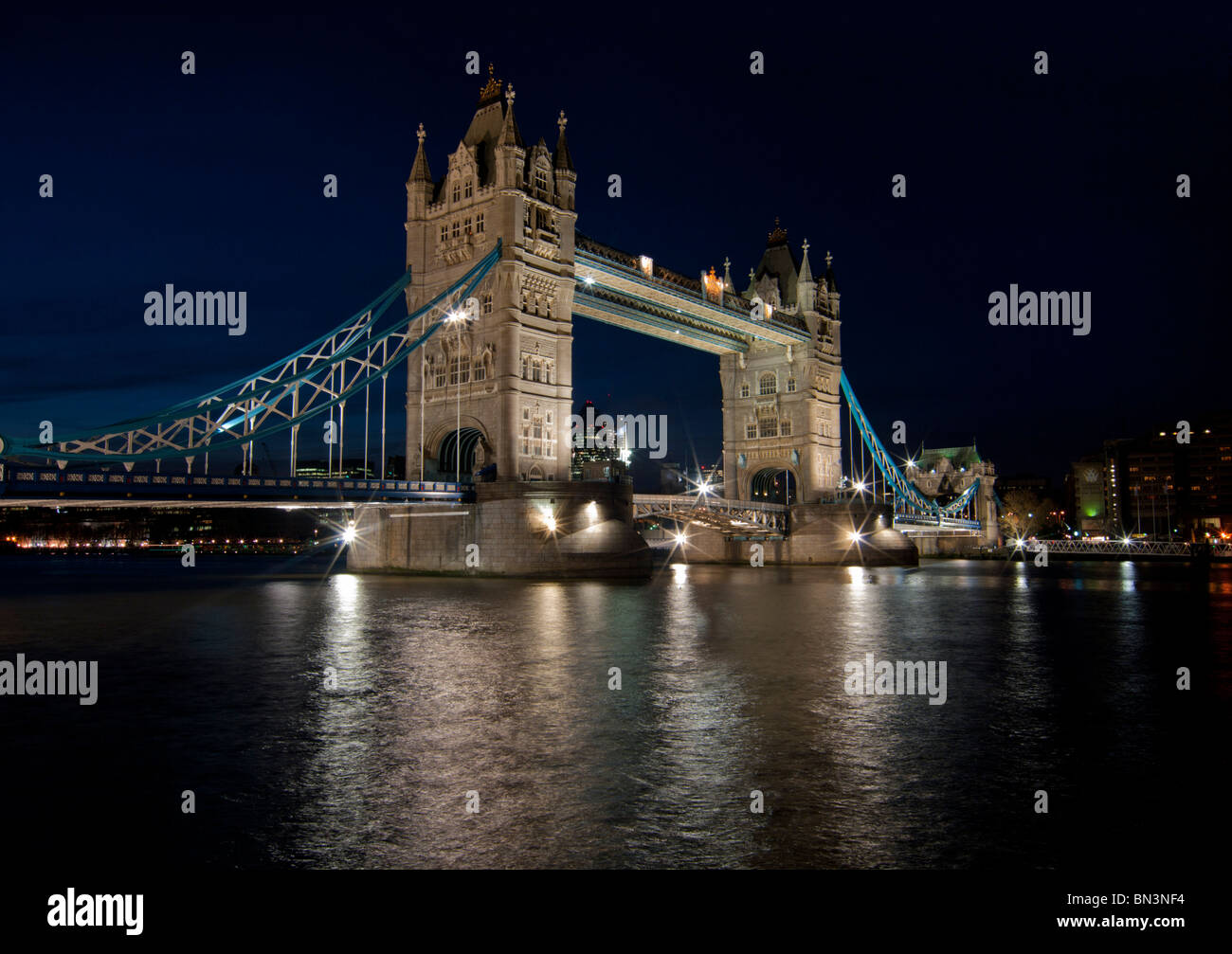 Tower Bridge and river thames, London, England, UK, Europe Stock Photo