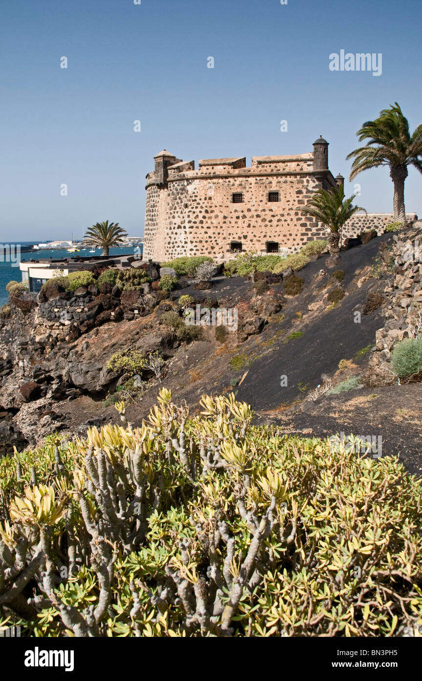 Castillo de San Jose, Arrecife, Lanzarote, Canary Islands, Spain, Europe Stock Photo