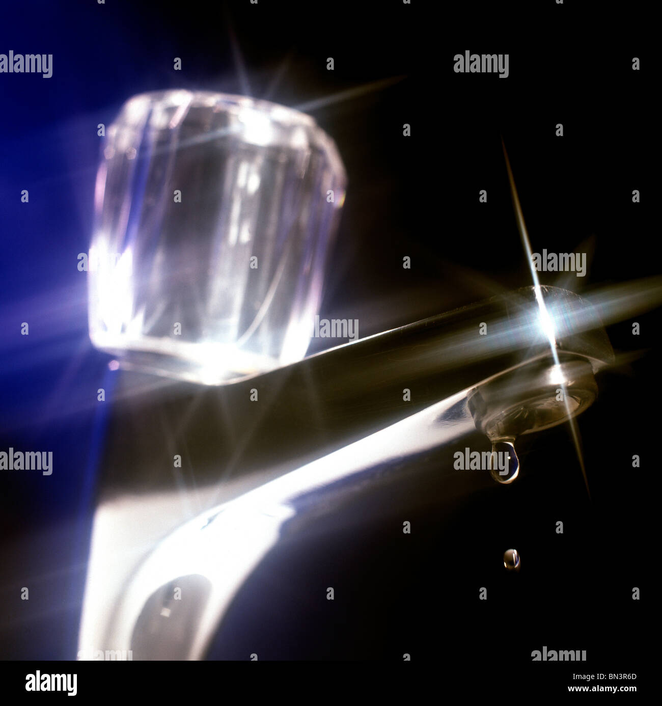 Water dripping from faucet Stock Photo Alamy