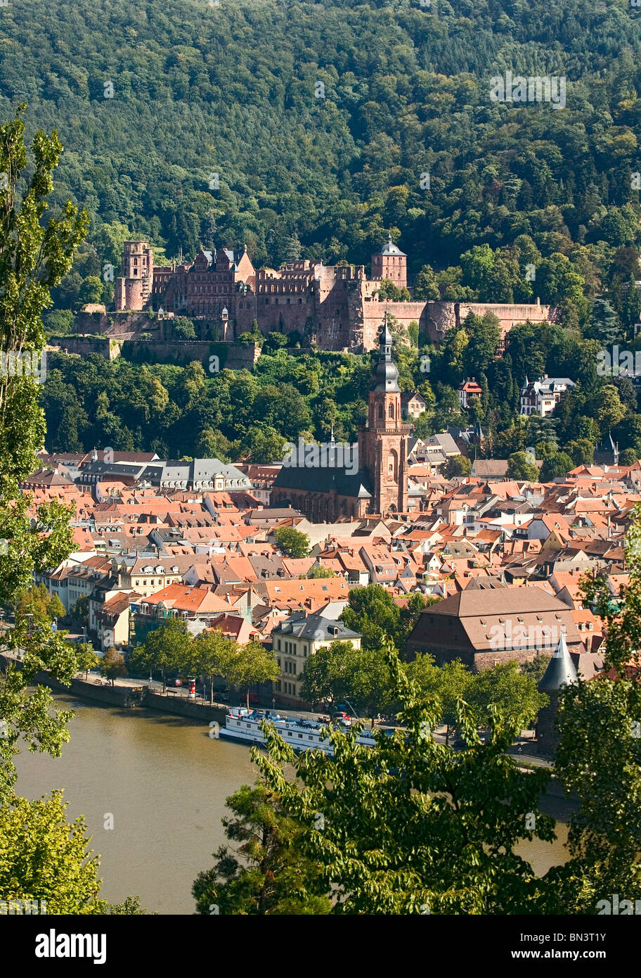 Aerial view of houses in town Stock Photo - Alamy