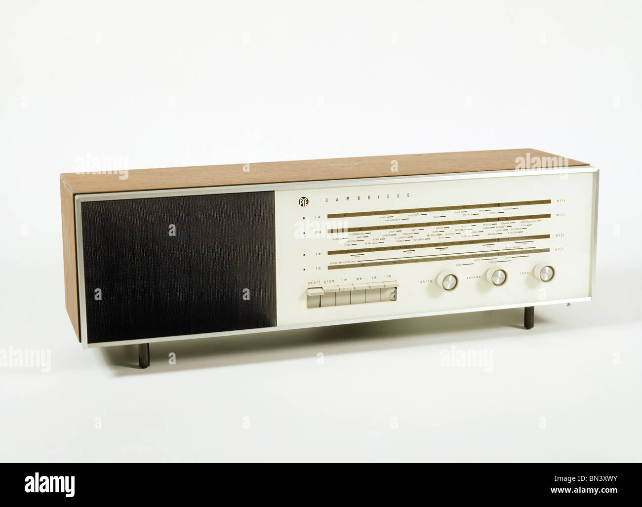 The Cambridge Radio Model 1108, designed by Robin Day and manufactured by Pye Radio Ltd., England, 1966 Stock Photo