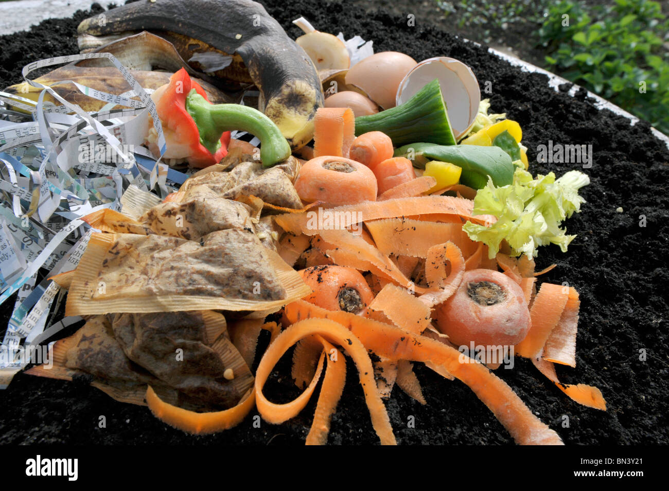 Food waste disposal hi-res stock photography and images - Alamy