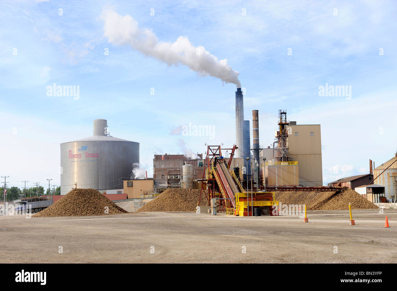 Pioneer Sugar Company at Sebewaing Michigan Stock Photo - Alamy