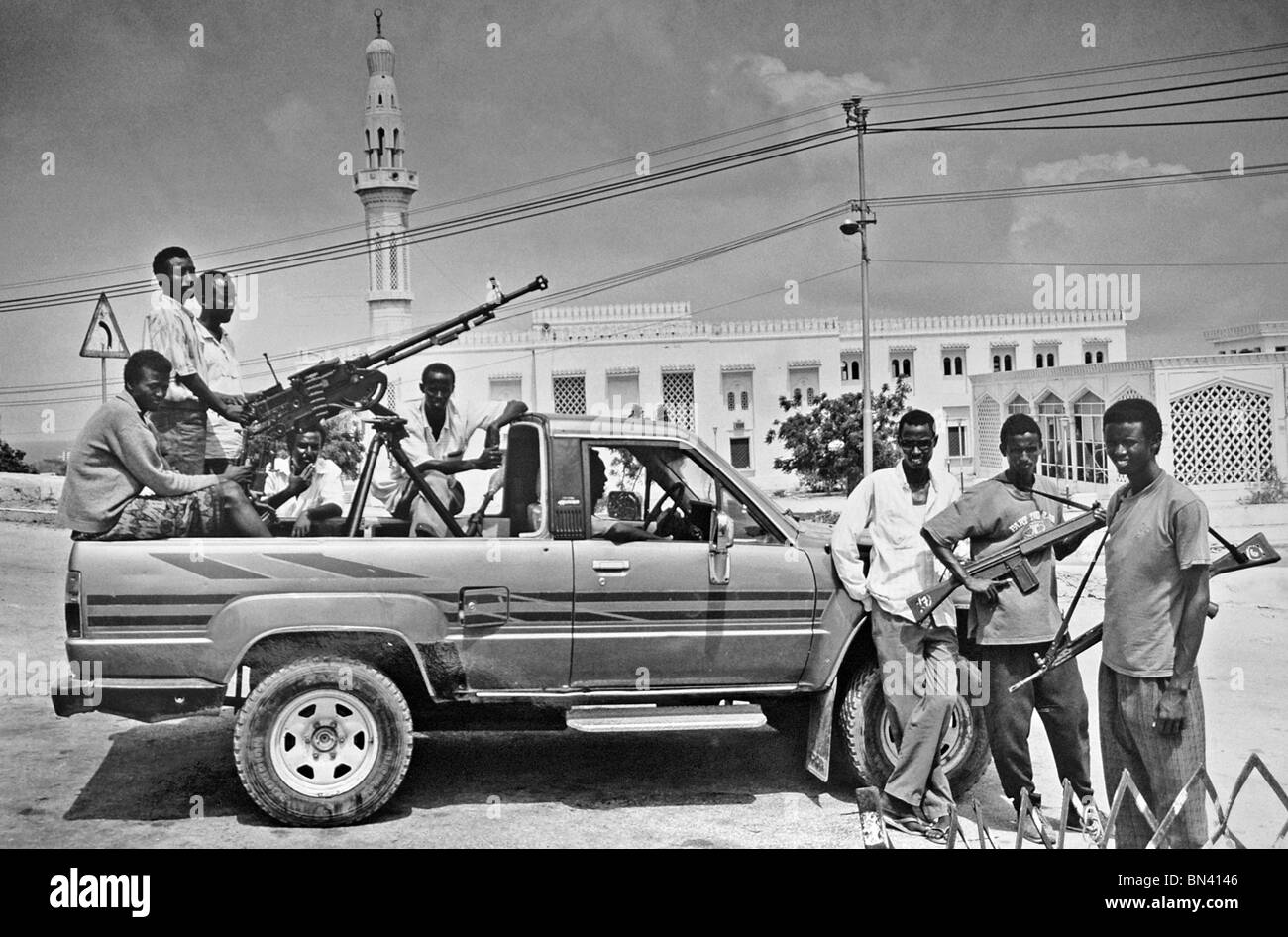 The Presidents Men Mogadishu Somalia Horn of Africa Stock Photo