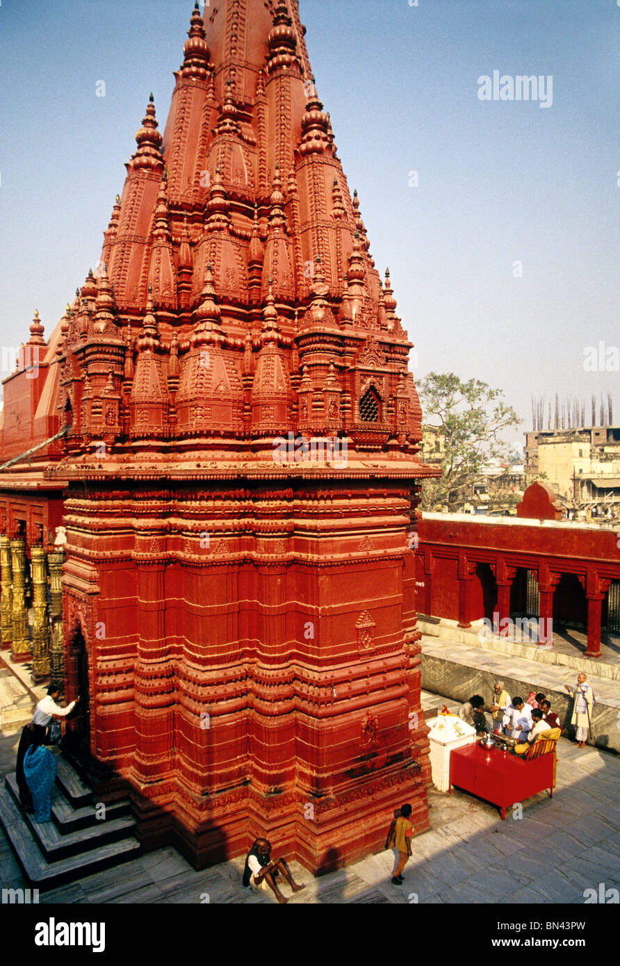 Durga Hindu Temple in Varanasi, India Stock Photo Alamy