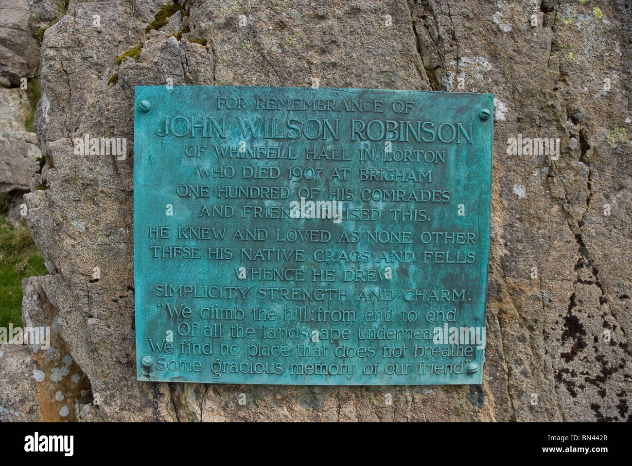 Robinson's Cairn, Pillar, Lake District Stock Photo