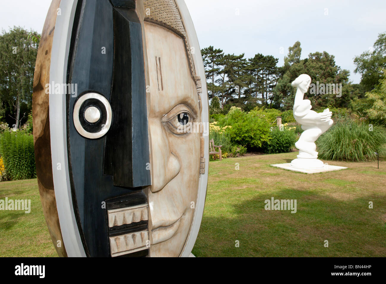 Sculptor Artist Derek Howarth The Curates Egg sculpture at Leicester