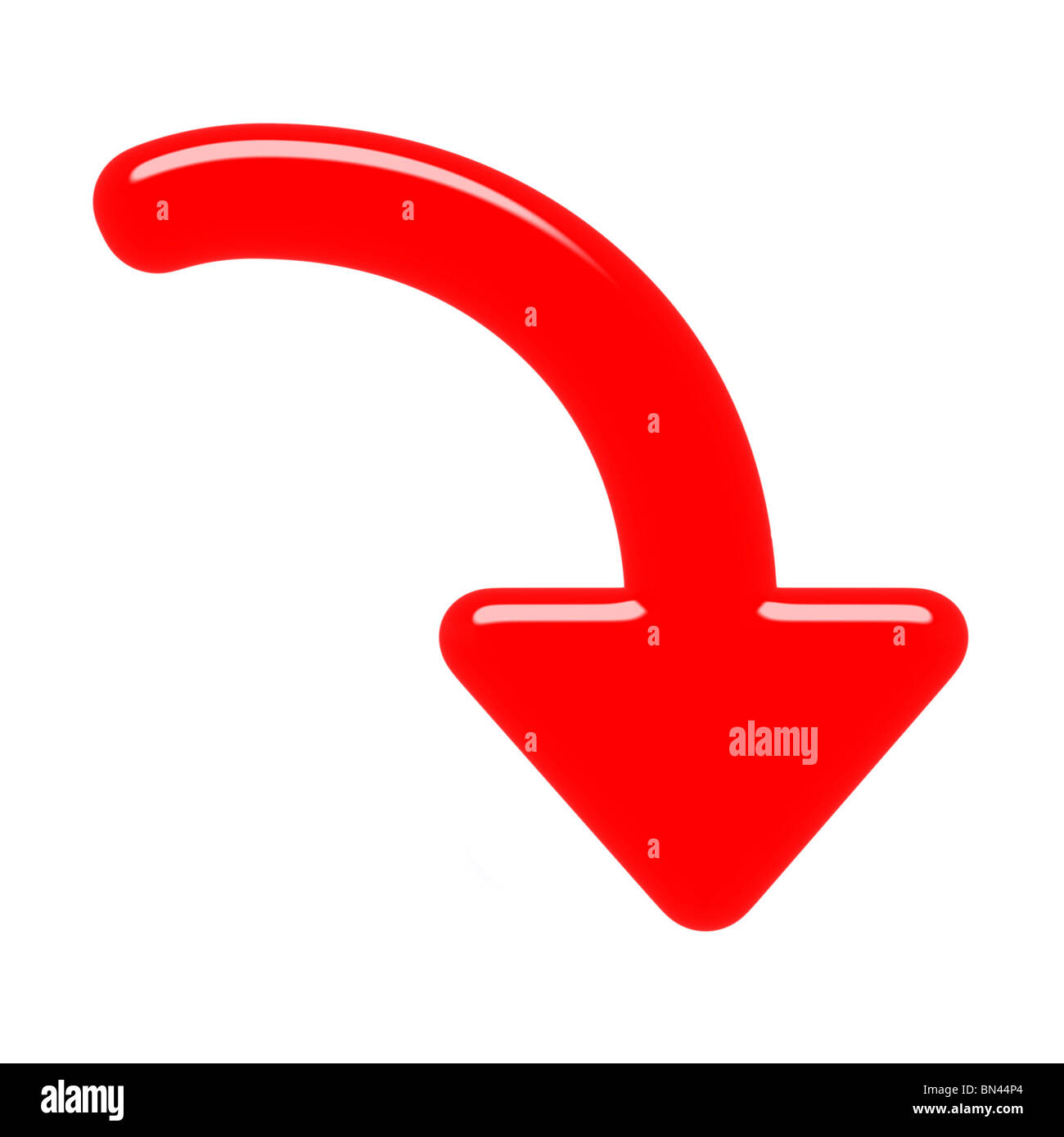 Down arrow design hi-res stock photography and images - Alamy