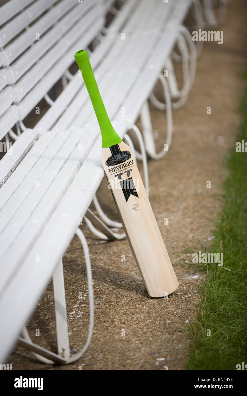 A Newbery TT Cricket Bat Picture by James Boardman Stock Photo