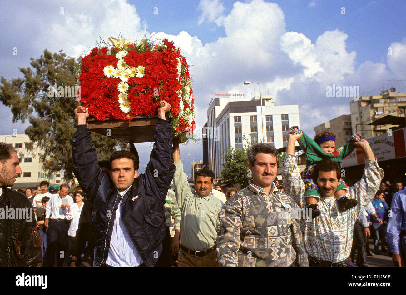Easter celebrations Beirut Lebanon Stock Photo Alamy
