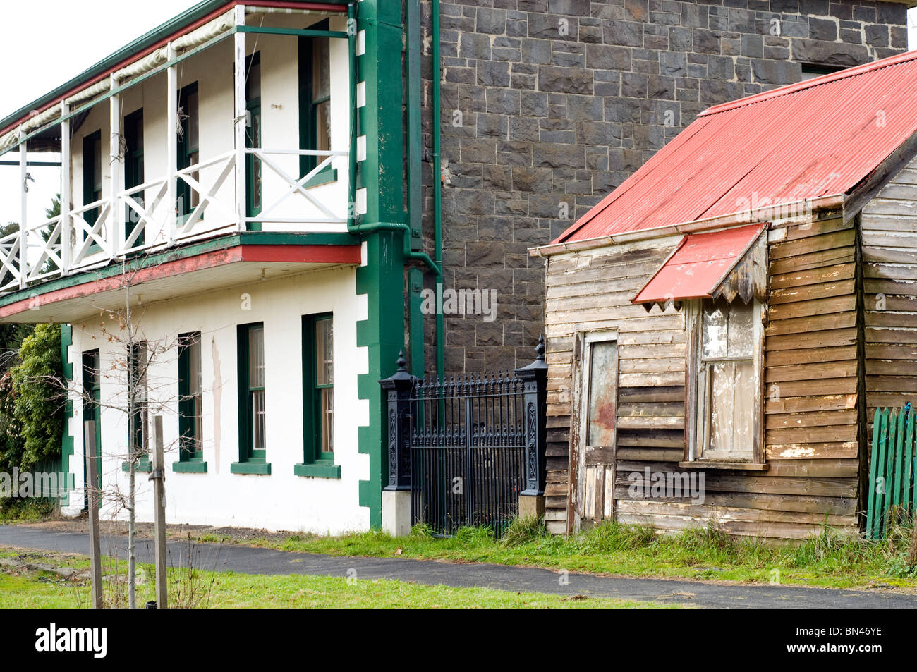 Victorian bluestone house hires stock photography and images Alamy