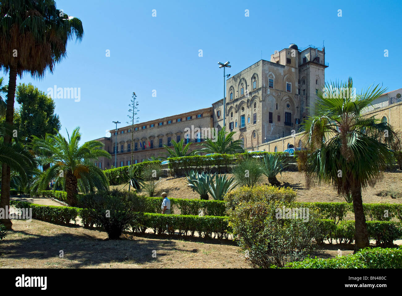 Palermo Palace, Palermo, Sicily, Italy Stock Photo