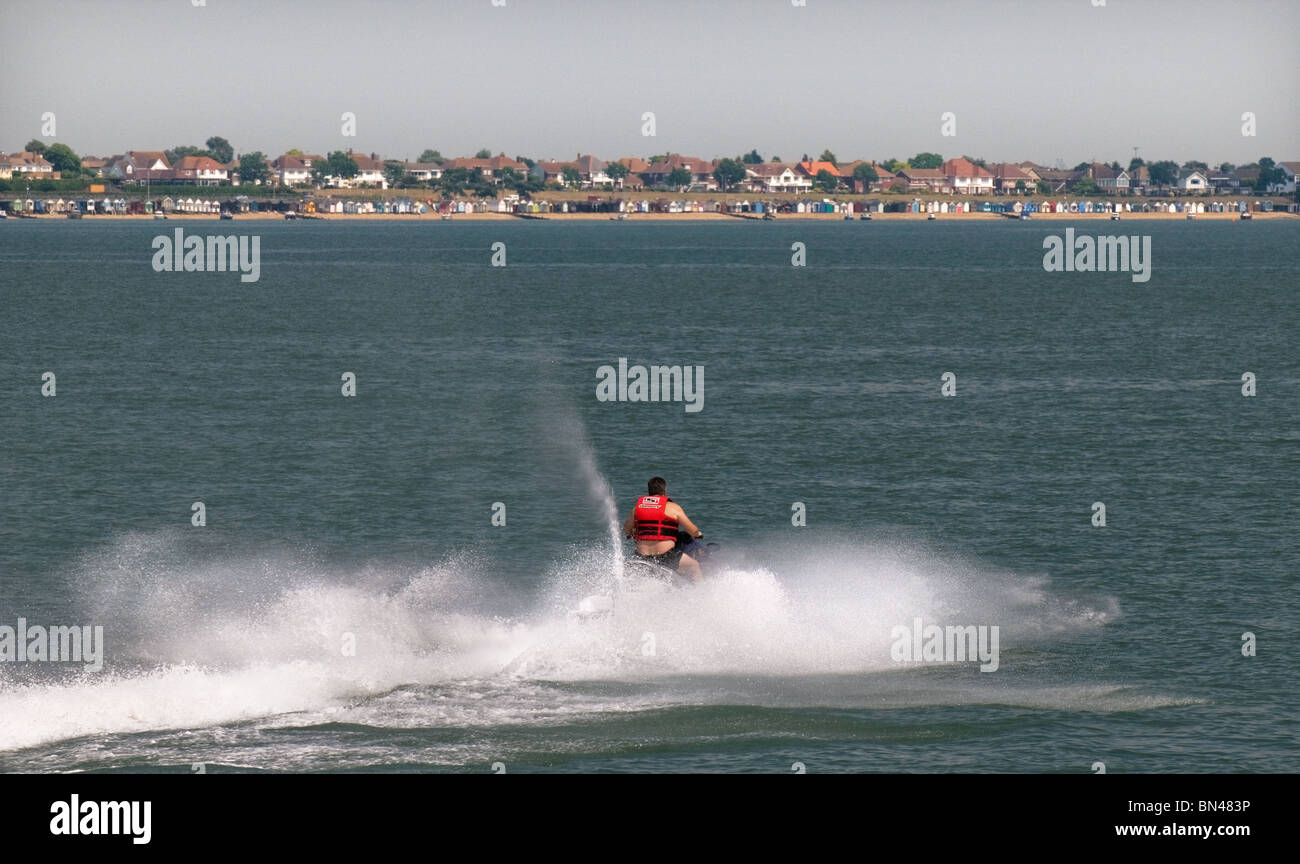 Jetskier spray speed seafront water hi-res stock photography and images ...