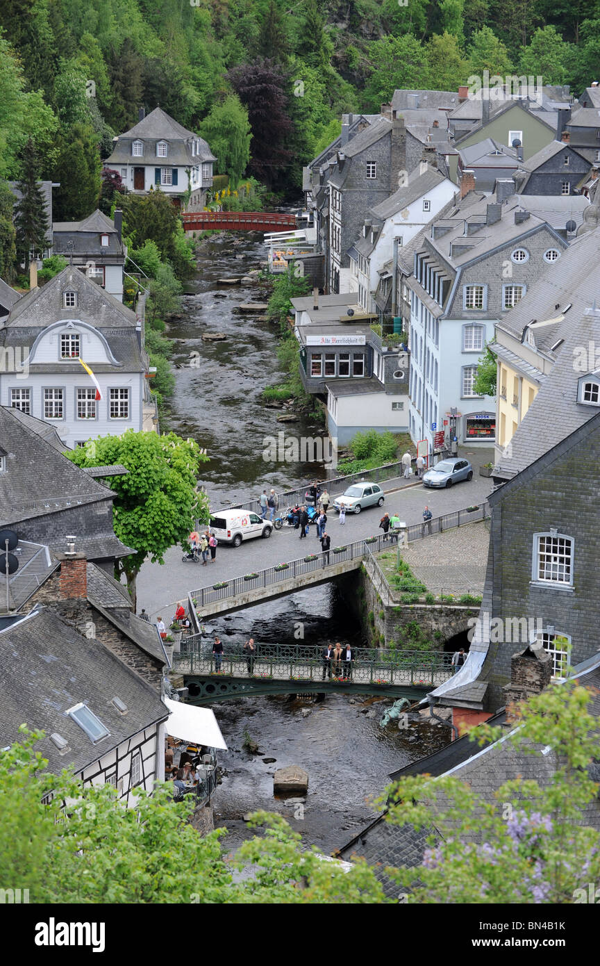 Monschau in Eifel National Park Germany Deutschland Europe Stock Photo