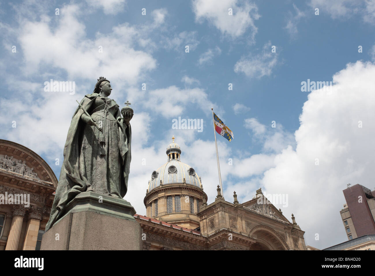 Queen Victoria statue, Birmingham Stock Photo Alamy