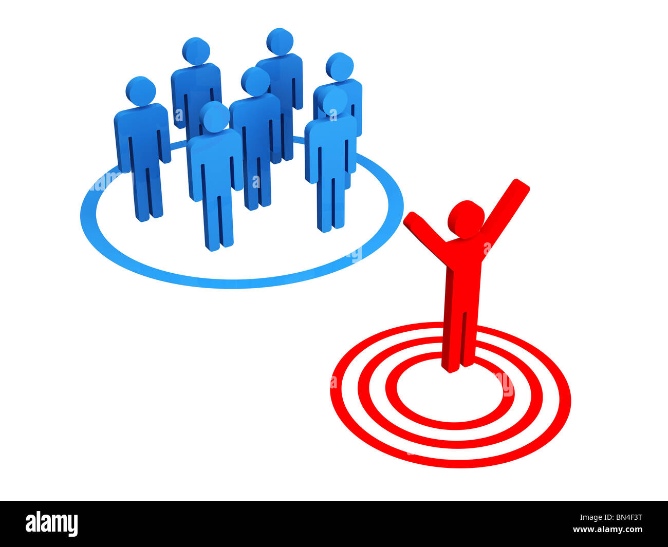 Team listen Cut Out Stock Images & Pictures - Alamy
