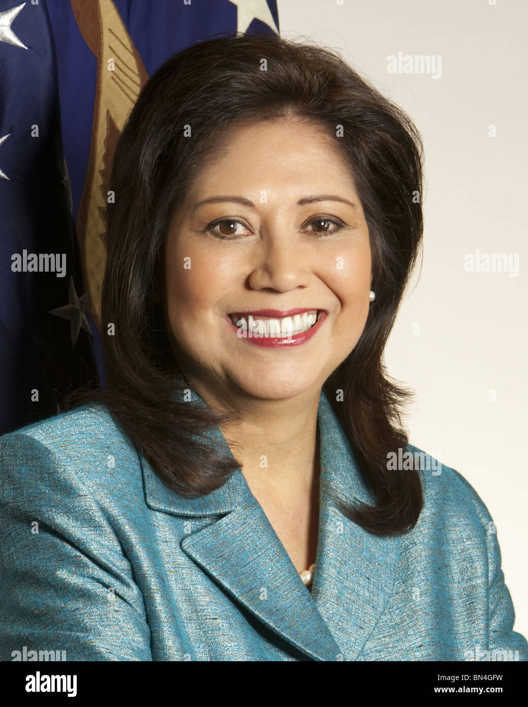 United States Department of Labor Secretary Hilda L. Solis Stock Photo