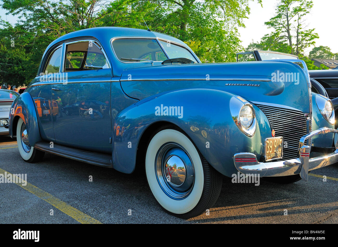 1940 Mercury at classic car show in small town America. Stock Photo