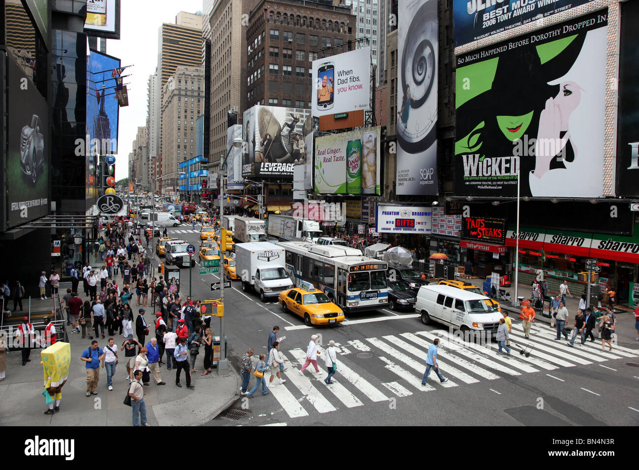Times Square Manhattan NYC Stock Photo Alamy