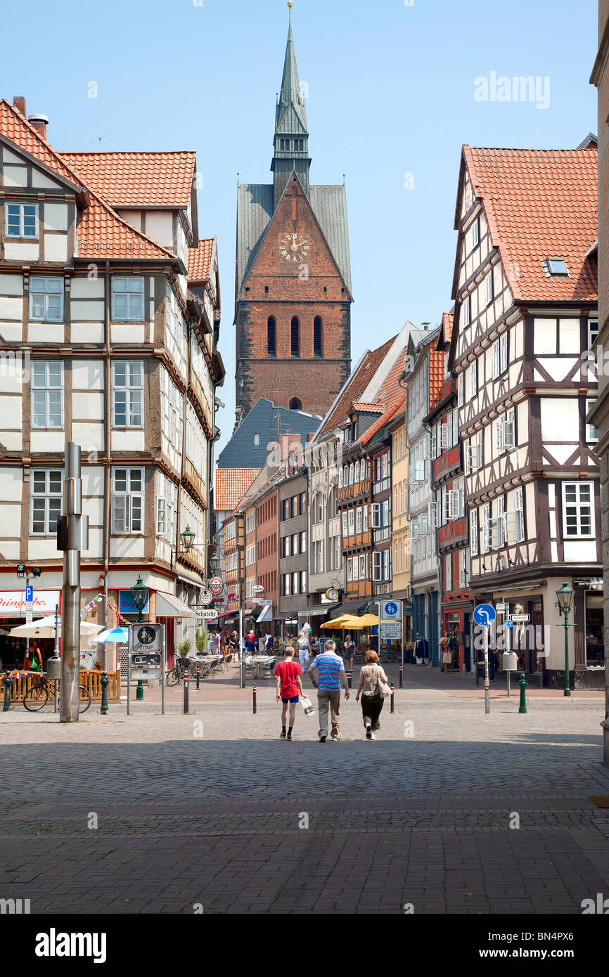 Altstadt, Kramerstrasse, Hannover, Lower Saxony, Germany Stock Photo