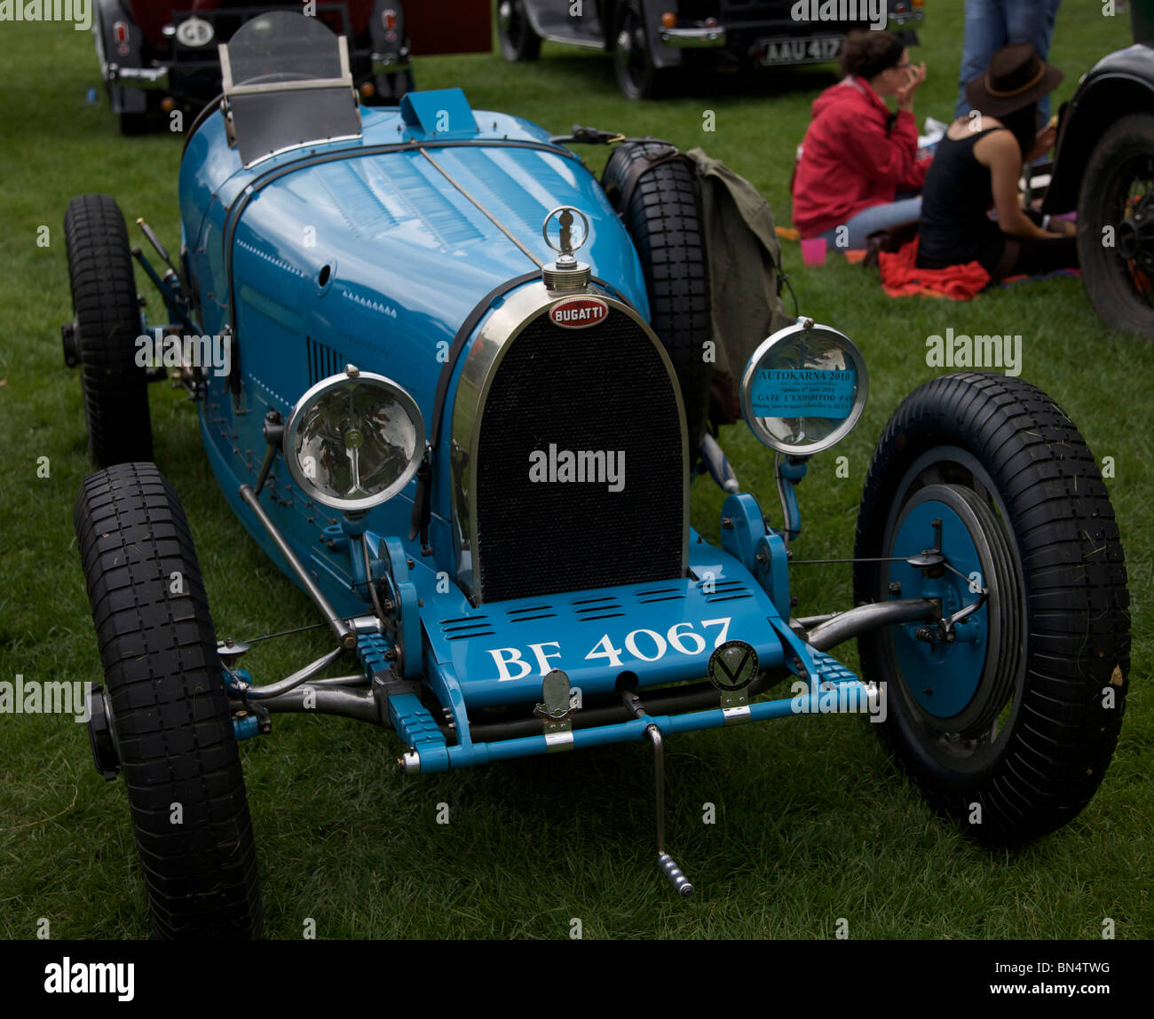 Bugatti Type 35 Vintage Race Car Stock Photo - Download Image Now