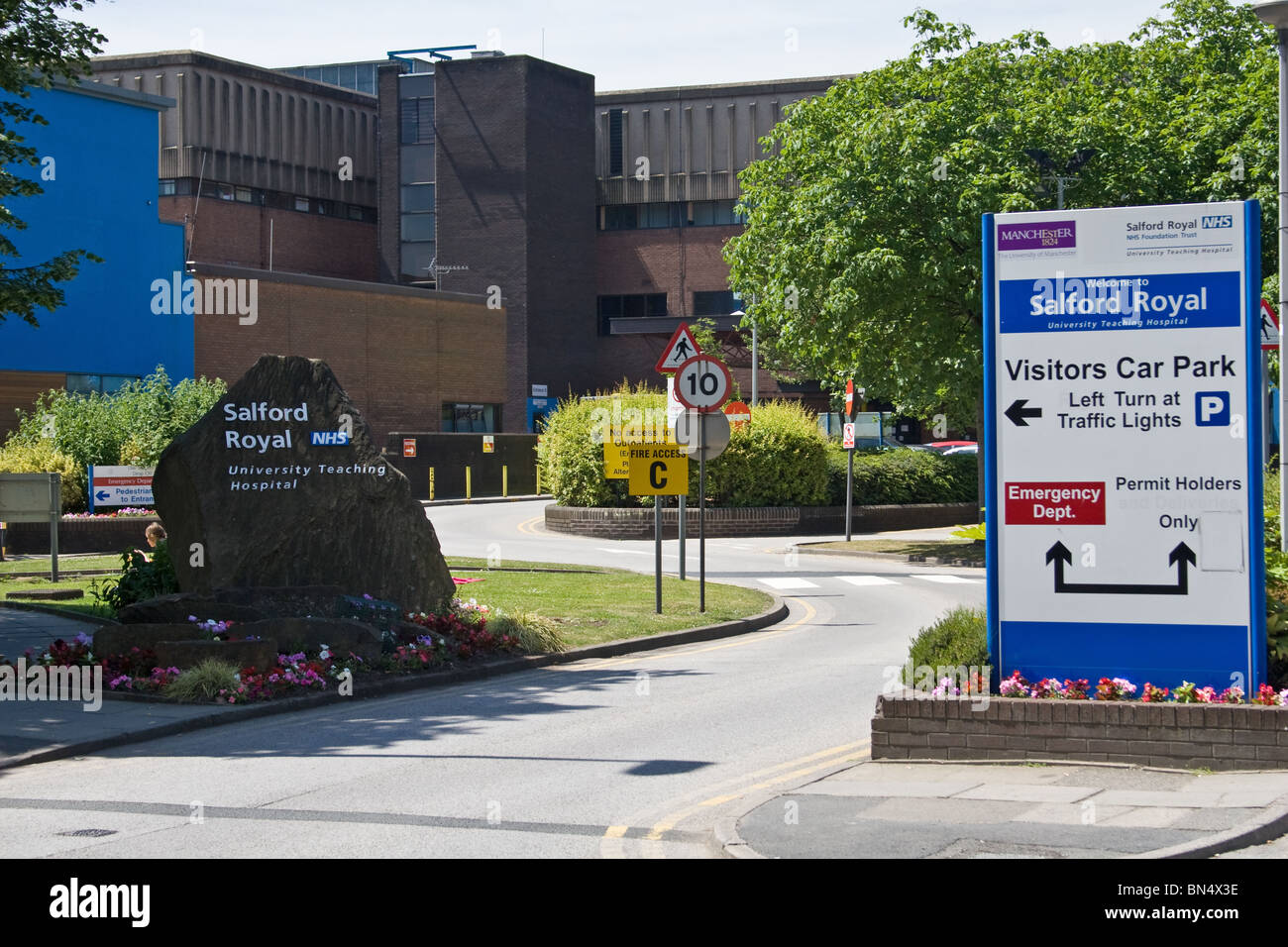 Salford Royal Hospital, Salford, Greater Manchester, UK Stock Photo