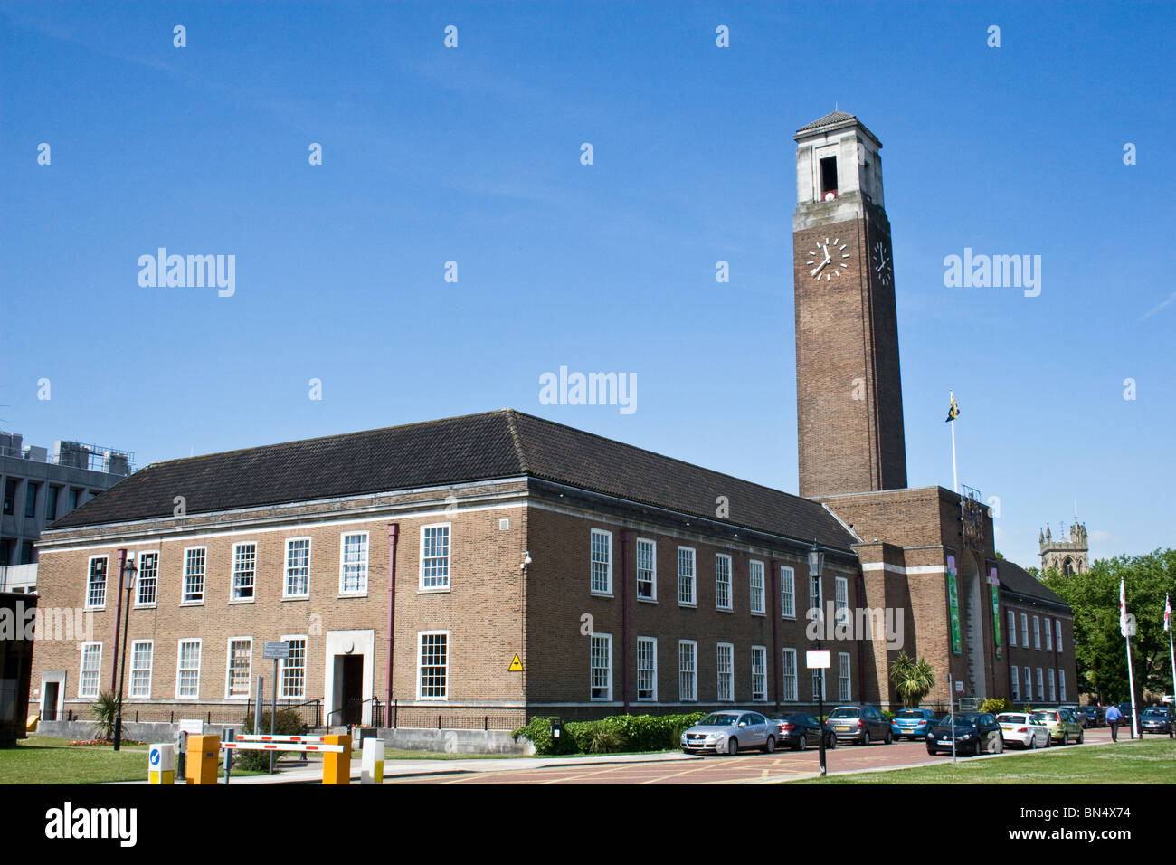 Salford Civic Centre, Swinton, Salford, Greater Manchester, UK. Stock Photo