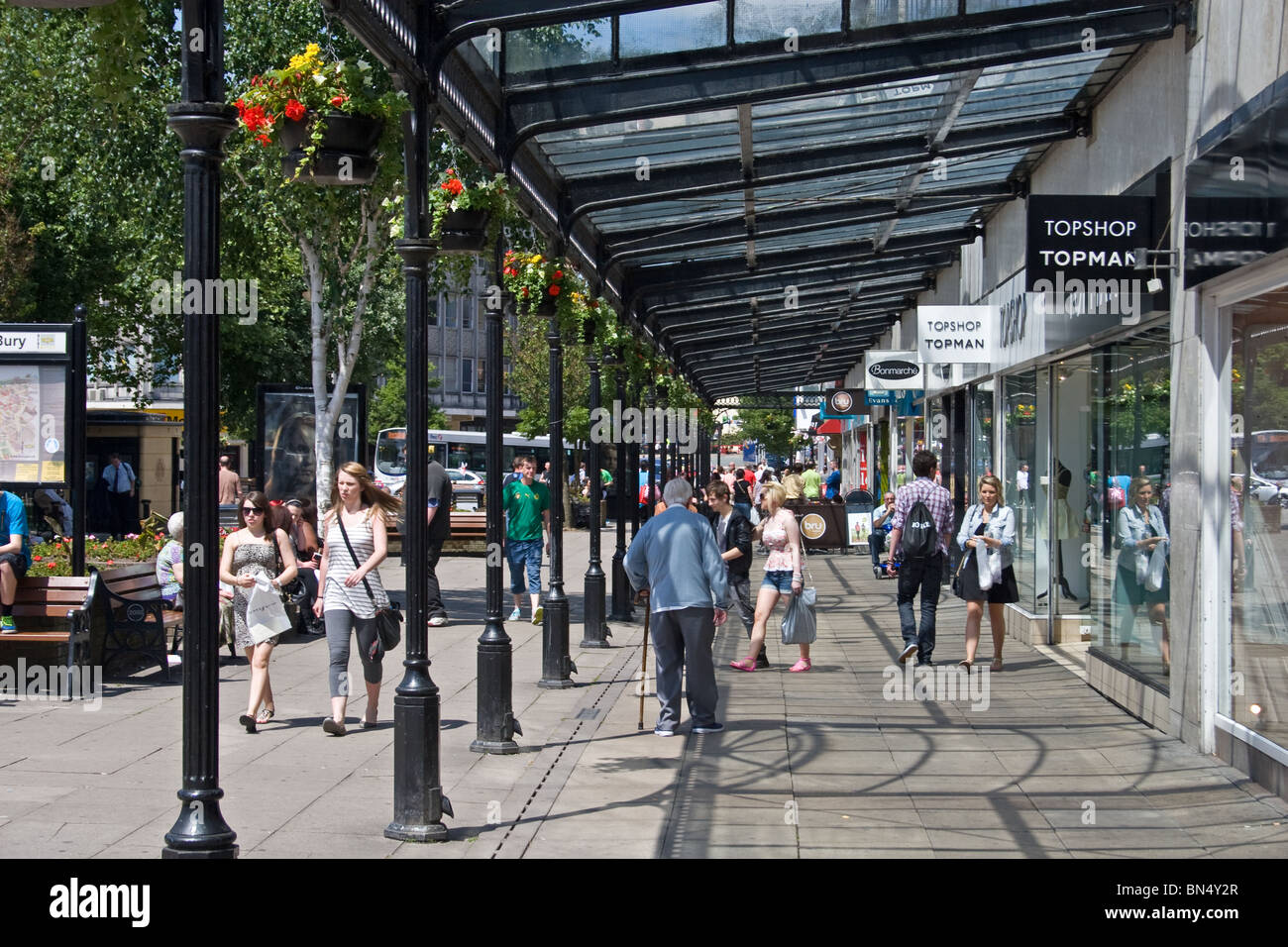 Mill Gate shopping centre, Bury, Greater Manchester, UK Stock Photo - Alamy