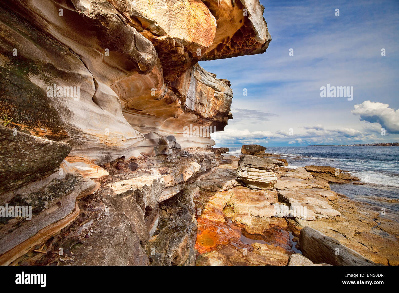 Bondi Beach Cliffs - Sydney, Australia Stock Photo - Alamy