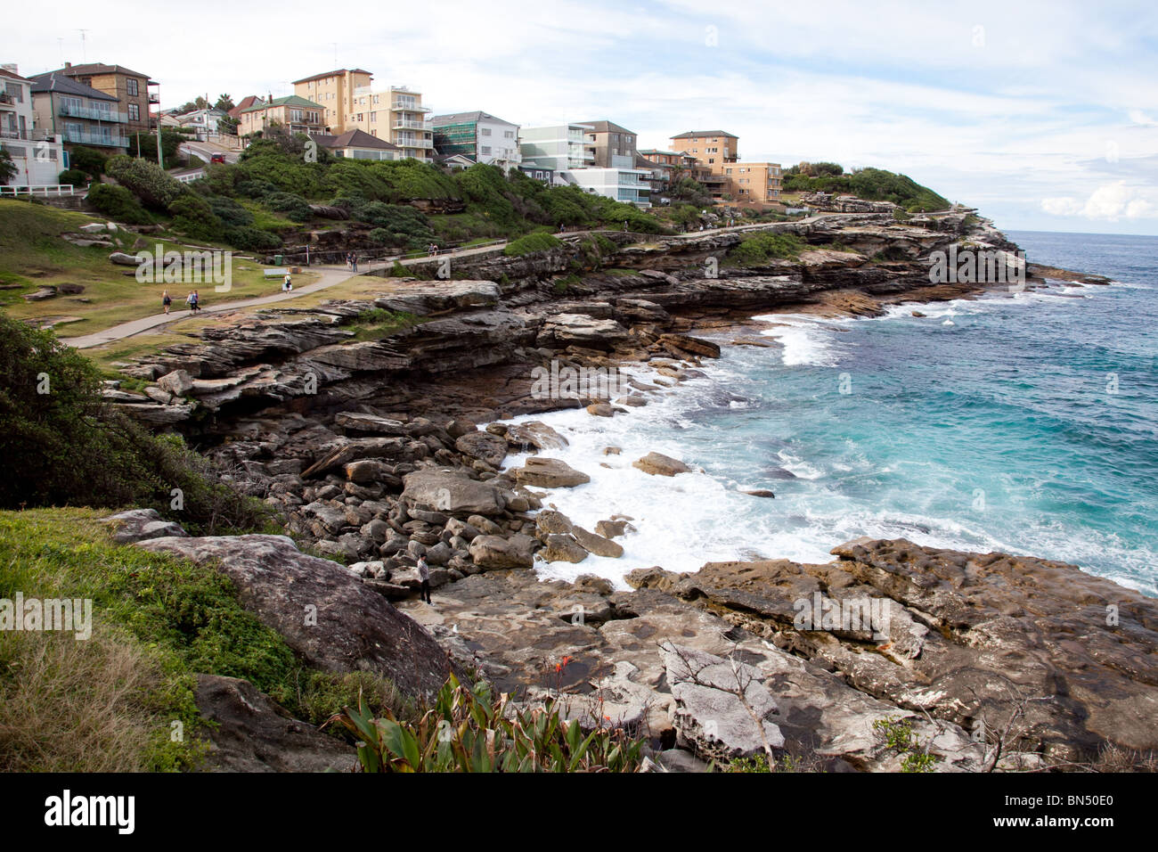 Bondi to Manly Beach Walk - Sydney, Australia Stock Photo