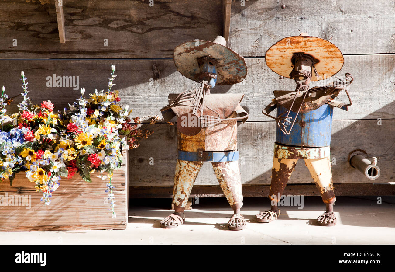 Mexican scrap art - mariachi men Stock Photo