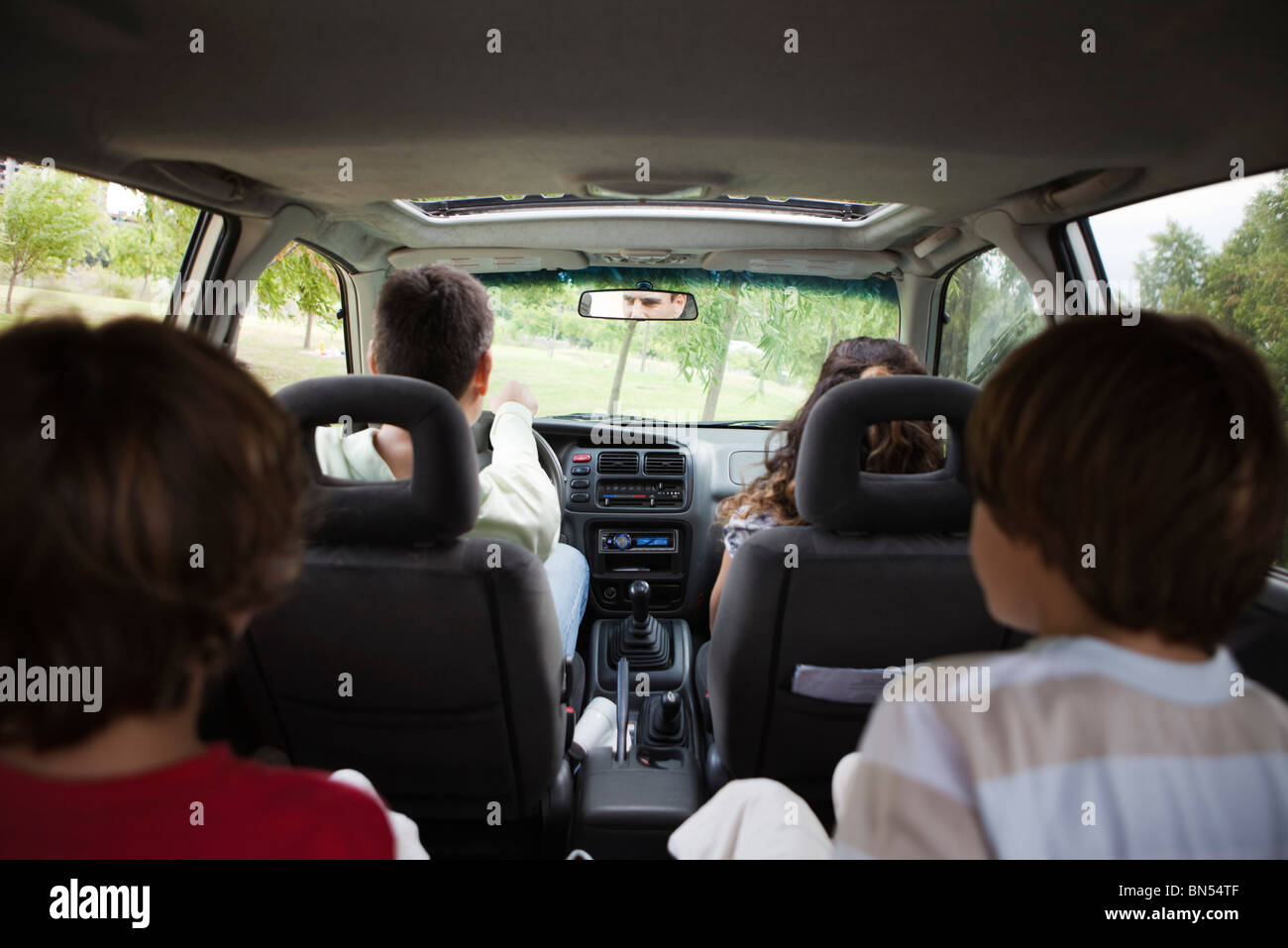 riding car