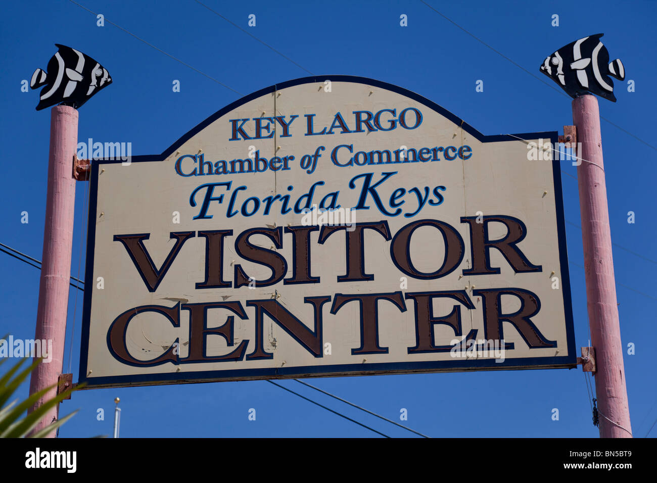 Key Largo Chamber of Commerce, Florida, USA Stock Photo