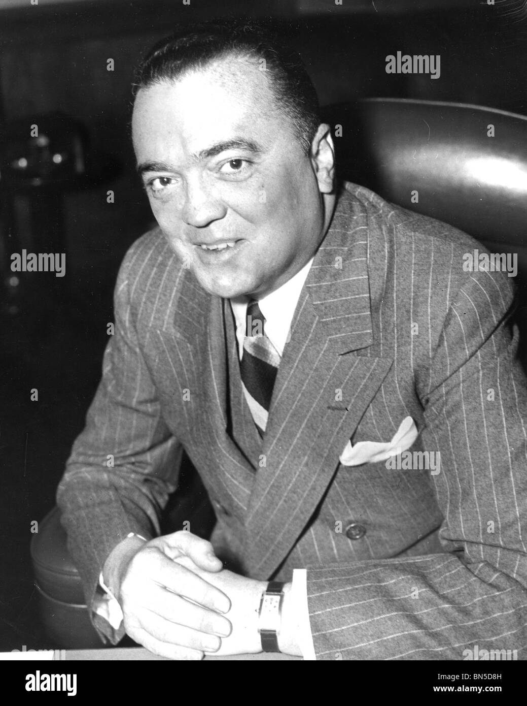 JOHN EDGAR HOOVER (1895-1§972) US law enforcement official  who became head of the FBI in 1924 until his death Stock Photo